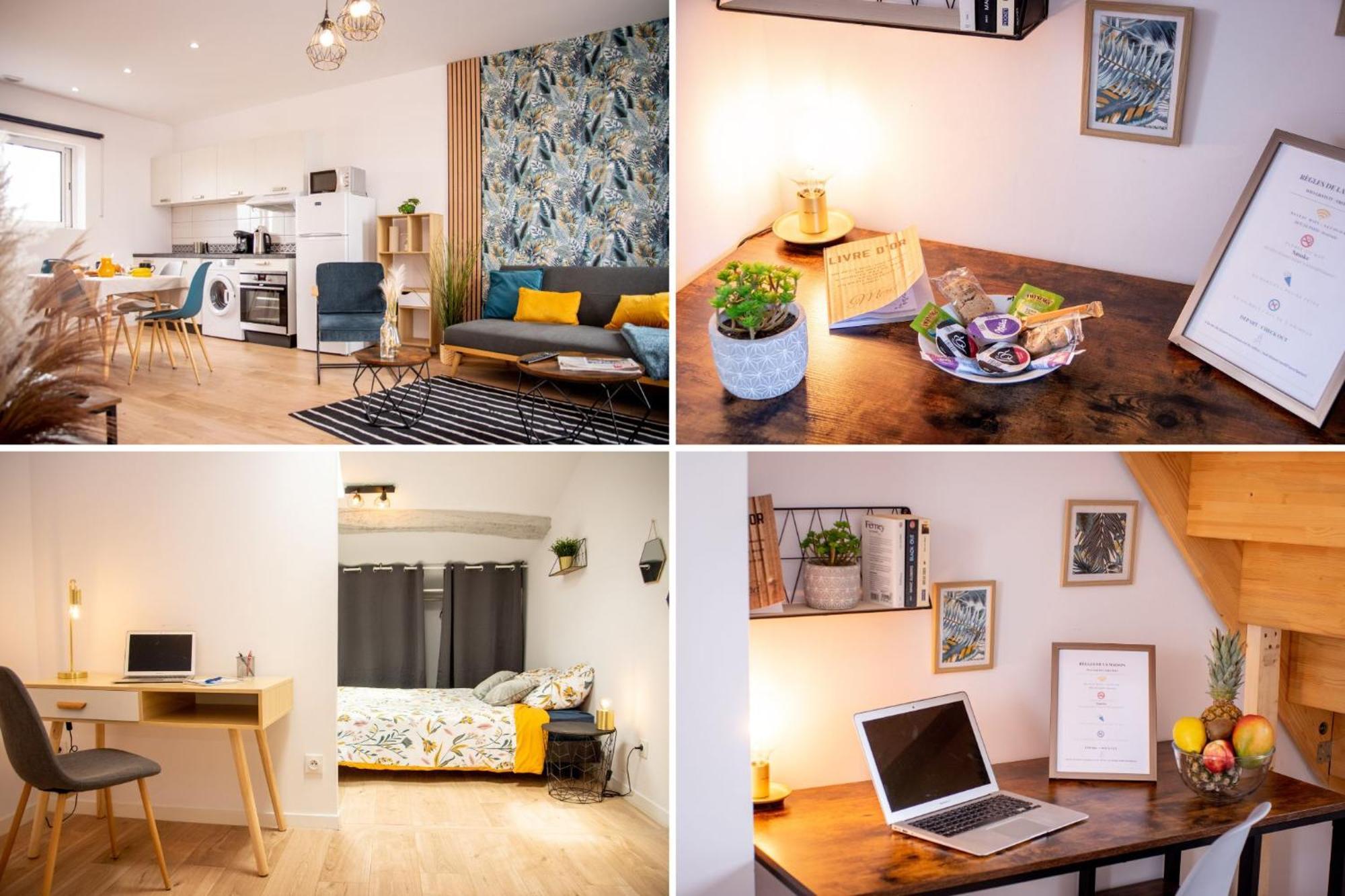 Duplex Cocoon - 10 Min De Blaye - 20 Min Cnpe - Wifi - Tv Hd Apartman Saint-Seurin-de-Cursac Kültér fotó